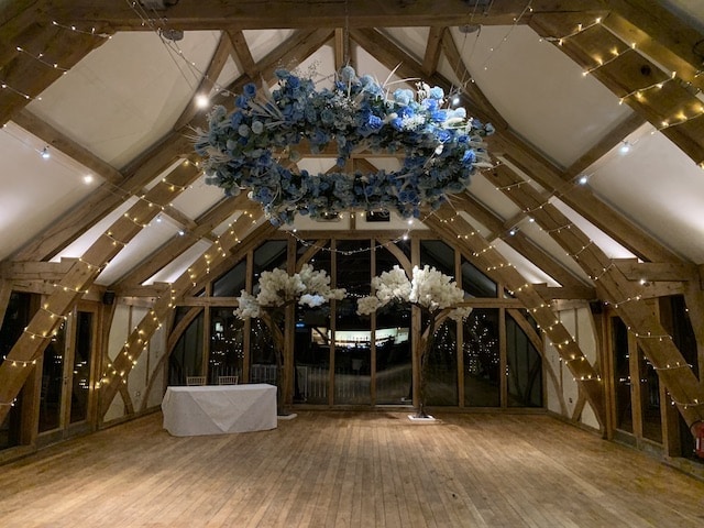 Sandburn Hall Floral Hoop & Canopy Trees