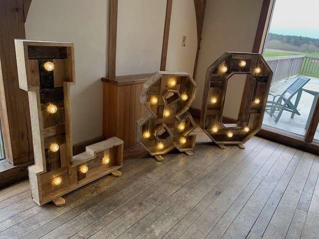Sandburn Hall Rustic Initials