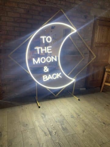 Neon To The Moon & Back