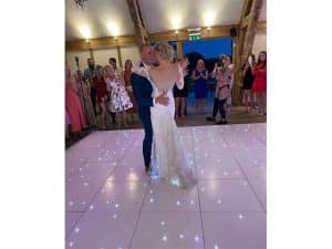 White Starlight Dance Floor - Sandburn Hall