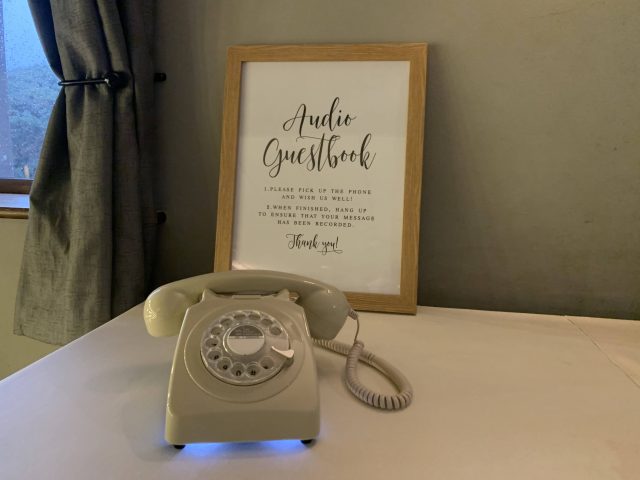 Vintage Telephone Audio Guestbook Vintage Telephone Audio Guestbook