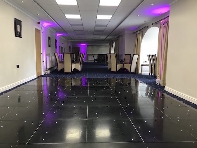 Waterton Park - Boat House - 12 x 16 Black Starlight Dance Floor