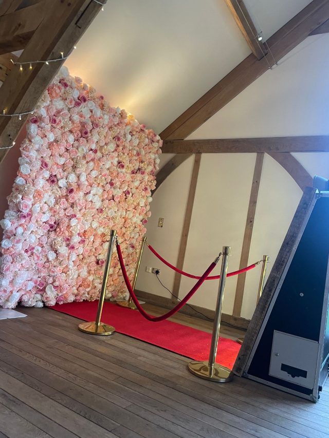 Sandburn Hall - Pink Flower Wall