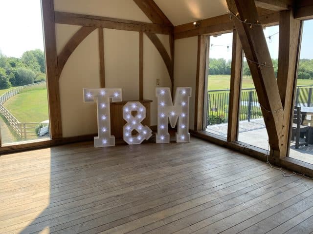 Sandburn Hall - Light Up Initials