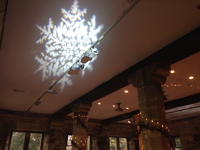 Snow Flake Projection Hire