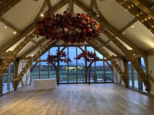 Autumnal Colours Floral Hoop
