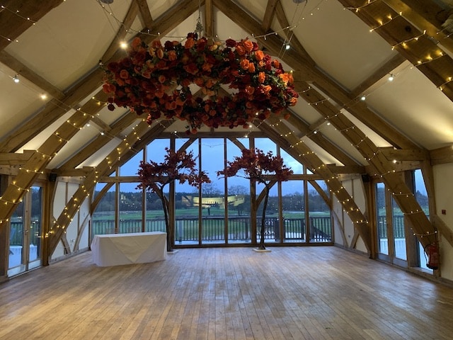 Autumnal Colours Floral Hoop
