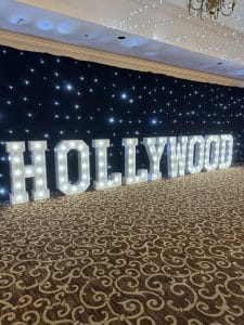 Light Up Letters Hire