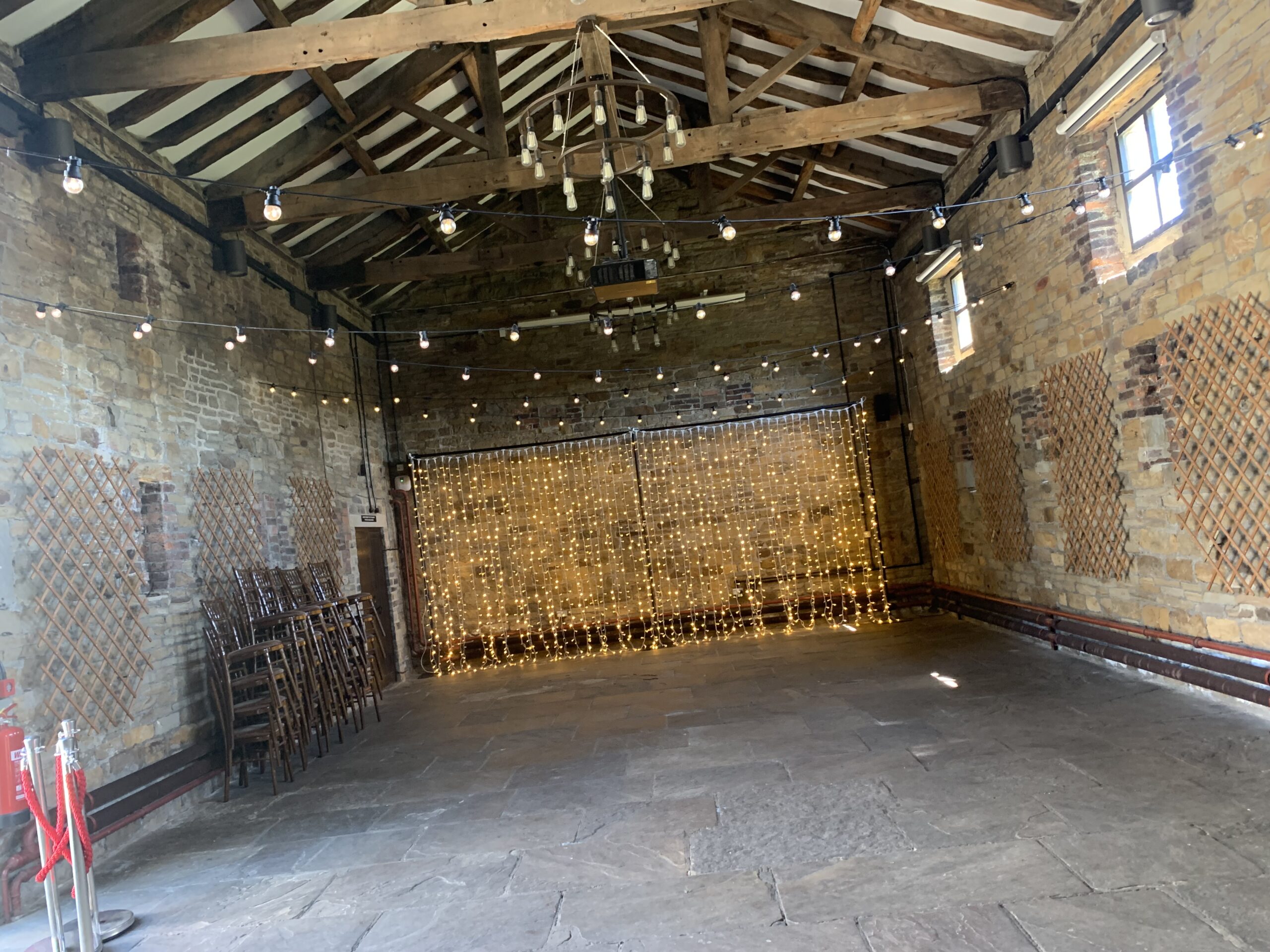 Oakwell Hall – Fairy Light Curtains Wedding Venue Lighting - Oakwell Hall